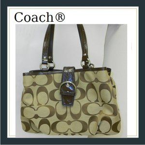 ✅ Coach Soho Signature Carryall - F19253